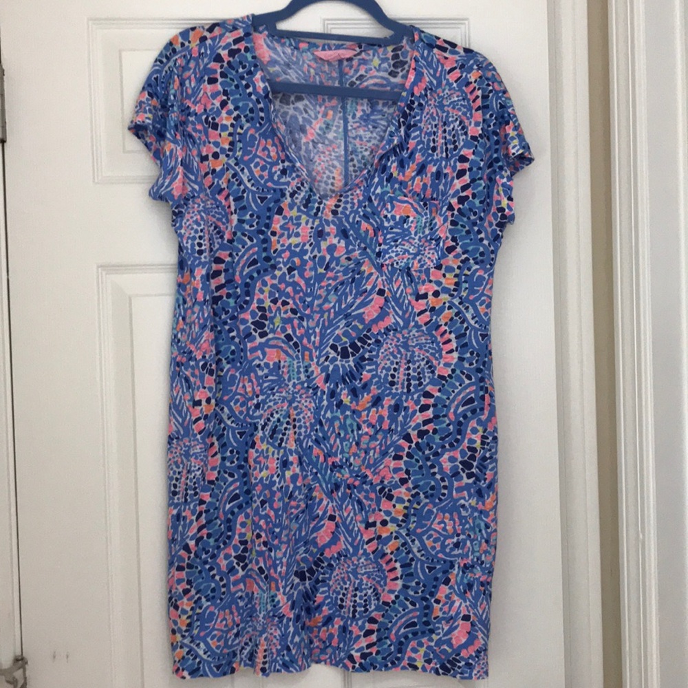 Lilly Pulitzer short sleeve linen dress